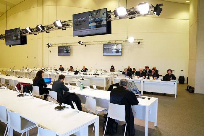 Archivo - Sesión del juicio del Alvia en la Cidade da Cultura, a 8 de febrero de 2023, en Santiago de Compostela, A Coruña, Galicia (España).  Esta semana están previstas las dos últimas sesiones de la fase de responsabilidad penal del juicio por el accid