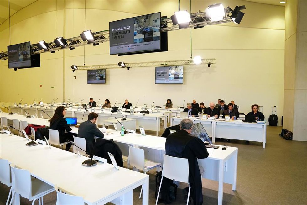 Archivo - Sesión del juicio del Alvia en la Cidade da Cultura, a 8 de febrero de 2023, en Santiago de Compostela, A Coruña, Galicia (España).  Esta semana están previstas las dos últimas sesiones de la fase de responsabilidad penal del juicio por el acc
