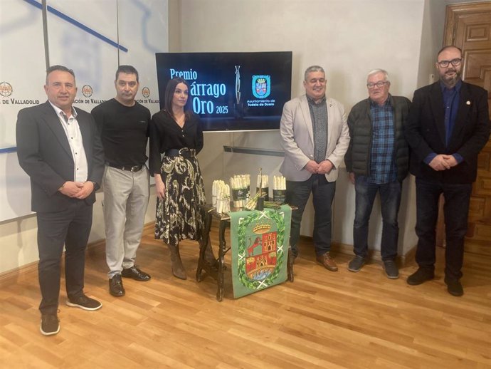 Un momento de la presentación del Espárrago de Oro de Tudela de Duero.