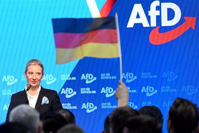 Archivo -  Alice Weidel, candidata de Alternativa para Alemania (AfD) en las últimas elecciones legislativas