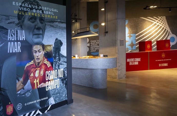 Imagne del 'palco 0' del Estadio ABANCA Balaídos destinado a las mujeres trabajadoras gallegas de la industria marítima