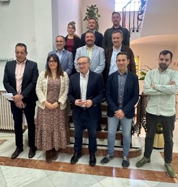 Representantes de la Diputación de Teruel, las comarcas y la Aragón Film Commission
