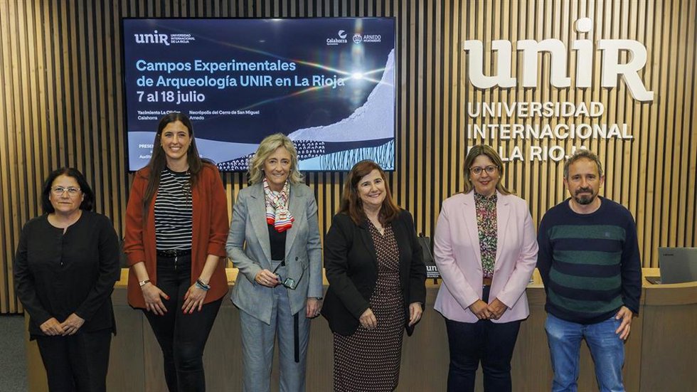 Presentación de los campos experimentales de arqueología de UNIR en La Rioja