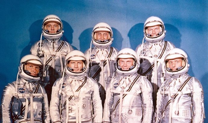Imagen de los 'Mercury Seven'
