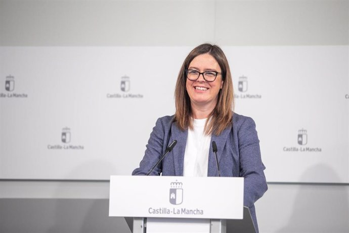 La portavoz del Gobierno de C-LM, Esther Padilla.