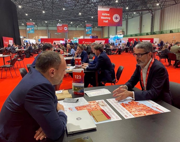 El aeropuerto de Castellón promueve nuevas oportunidades de conectividad en la feria Routes Europe