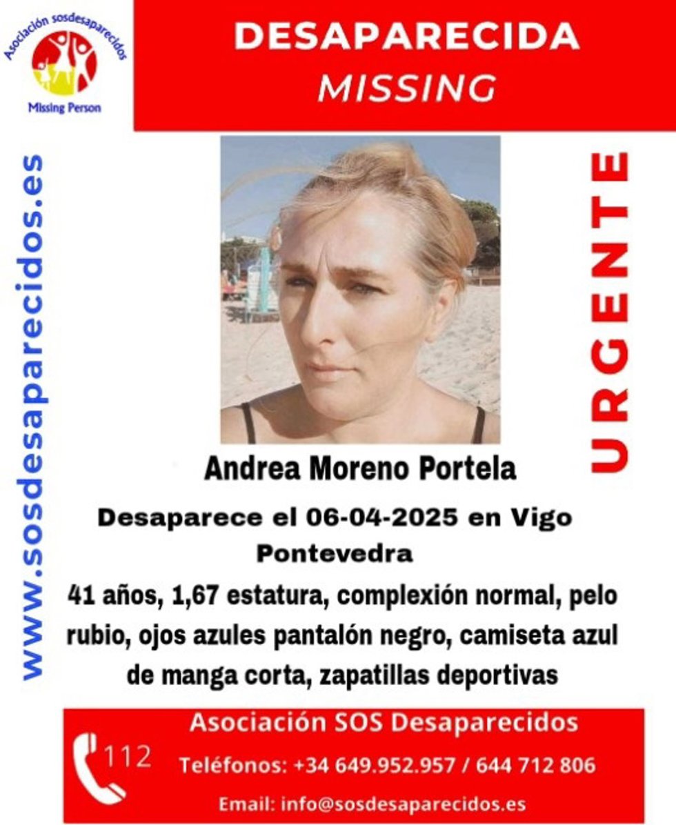Buscan a una mujer de 41 años desaparecida en Vigo desde este domingo 