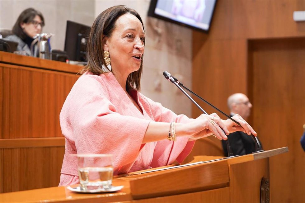 La consejera de Bienestar Social y Familia del Gobierno de Aragón, Carmen Susín.