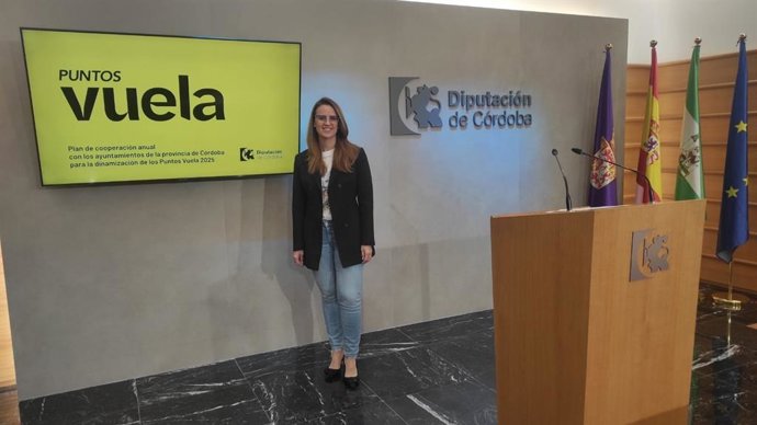 Sara Alguacil destaca la apuesta de la Diputación por los Punto Vuela.