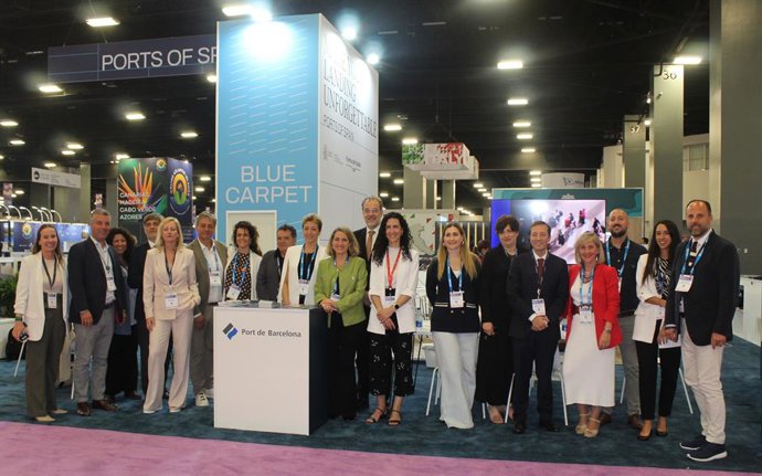 Una delegación del Puerto de Barcelona en Miami