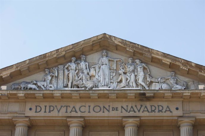Archivo - Fachada del Palacio de Navarra