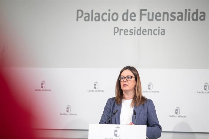 La portavoz del Gobierno de C-LM, Esther Padilla.