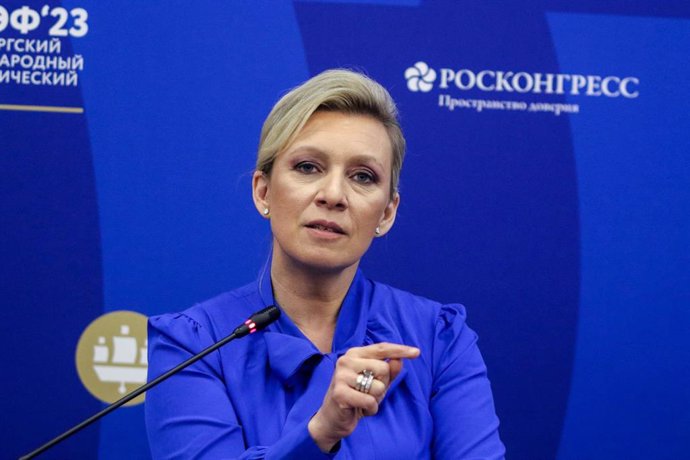 Archivo - Maria Zajarova, portavoz de Asuntos Exteriores de Rusia.