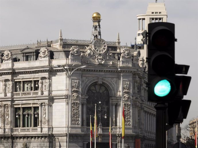 Fachada del Banco de España. 