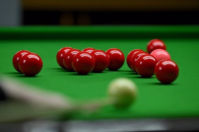 Partida de snooker.