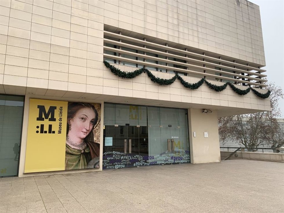 Archivo - Exterior del Museu de Lleida este lunes.