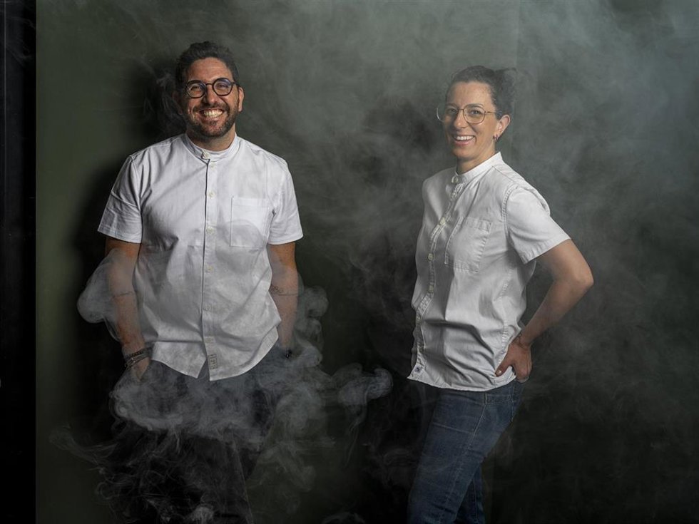 Carito Loureno y Germán Carrizo, abren La Oficina, su cuarto restaurante en Valncia tras haber obtenido una Estrella Michelín con Fierro