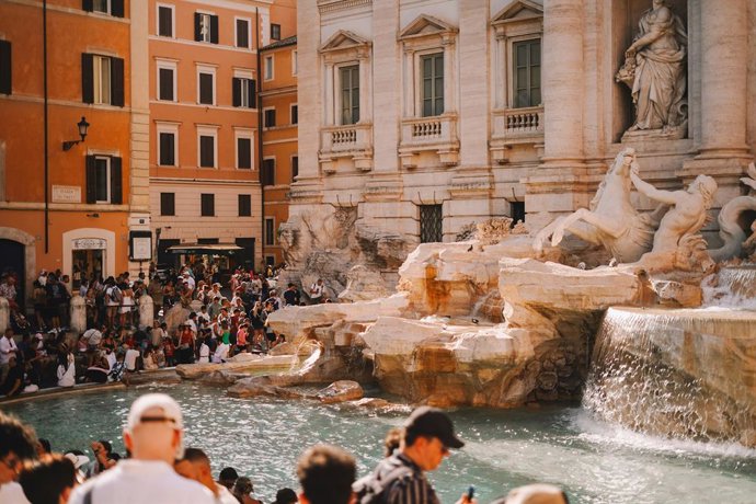 Fontana di Trevi.
