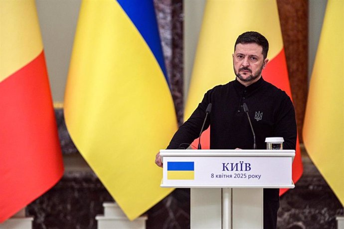 El presidente de Ucrania, Volodimir Zelenski