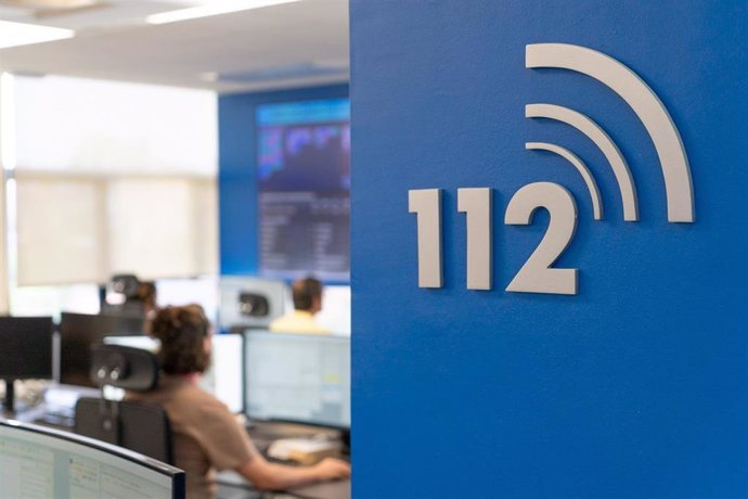Archivo - Imagen de archivo del logo del teléfono de emergencias 112 de la Comunitat Valenciana