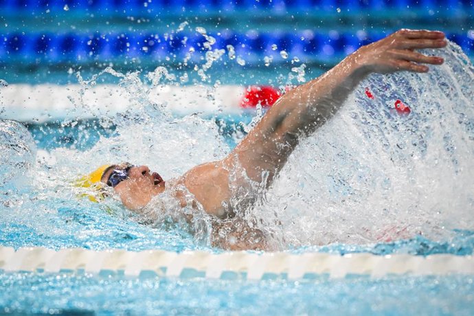Archivo - XU Jiayu of China during the Swimming, Men's 4 x 100m Medley Relay Final, Olympic Games Paris 2024 on 04 August 2024 at Paris La Defense Arena in Nanterre, France - Photo Matthieu Mirville / DPPI Media / Panoramic