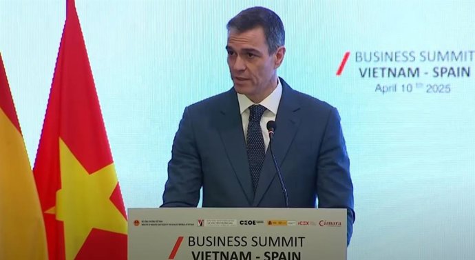 El presidente del Gobierno, Pedro Sánchez