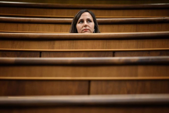 Archivo - La secretaria general de Podemos, Ione Belarra, durante un pleno en el Congreso de los Diputados, a 19 de diciembre de 2024, en Madrid (España). 
