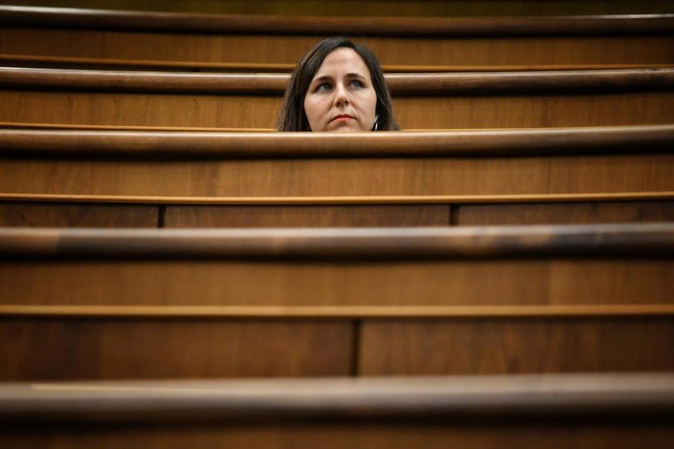 Archivo - La secretaria general de Podemos, Ione Belarra, durante un pleno en el Congreso de los Diputados, a 19 de diciembre de 2024, en Madrid (España). 