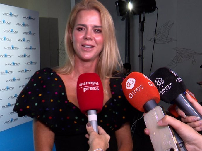 Amelia Bono en la fiesta aniversario de 'La Roche Posay'