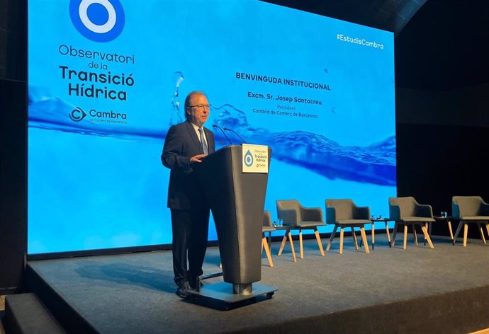 El presidente de la Cámara de Barcelona, Josep Santacreu.