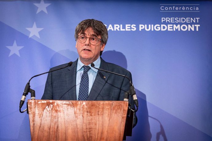 Archivo - L'expresident de la Generalitat i eurodiputat de Junts, Carles Puigdemont