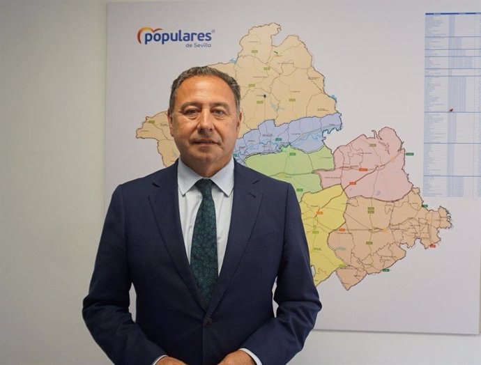 El presidente del PP en Sevilla, Ricardo Sánchez.