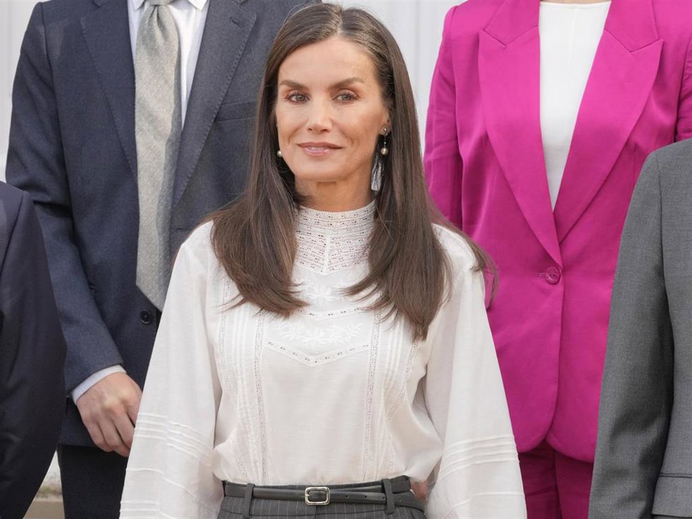 La Reina Letizia ha presidido este jueves tres audiencias en el Palacio de La Zarzuela