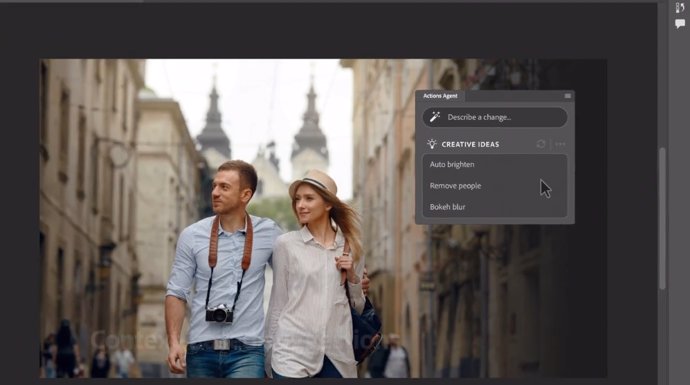 Recurso del agente de IA creativo de Photoshop