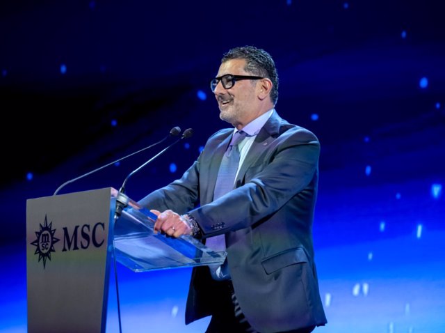 Bautizo MSC Worrld América en Miami