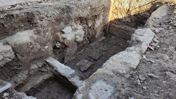 Hallan unos baños árabes de la Alta Edad Media durante la rehabilitación del Palacio de Rubalcava de Orihuela (Alicante)