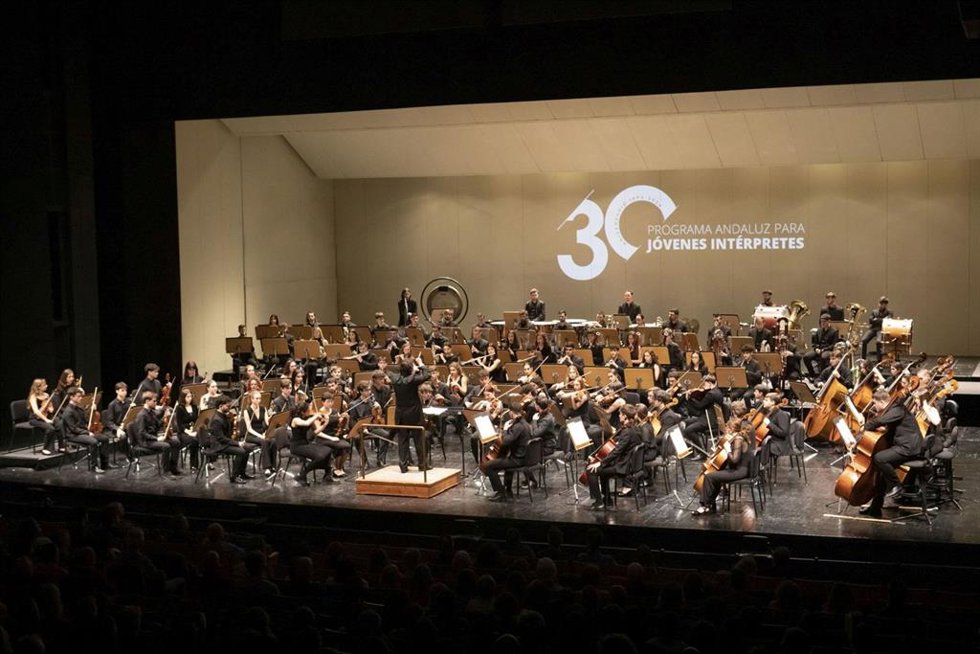 Archivo - Músicos de la Orquesta Joven de Andalucía