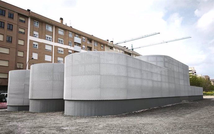 Imagen de la nueva subestación eléctrica de Cascajos