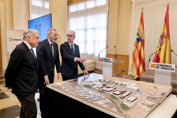La inversión y el proyecto del Grupo Costa ha sido presentada este jueves en la sede del Gobierno de Aragón.