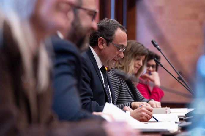 El president del Parlament de Catalunya, Josep Rull