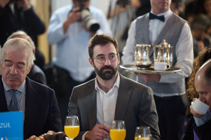 El secretario de Estado de Energía, Joan Groizard, durante un desayuno informativo de Europa Press, en el Hotel Rosewood Villa Magna, a 21 de febrero de 2025, en Madrid (España).