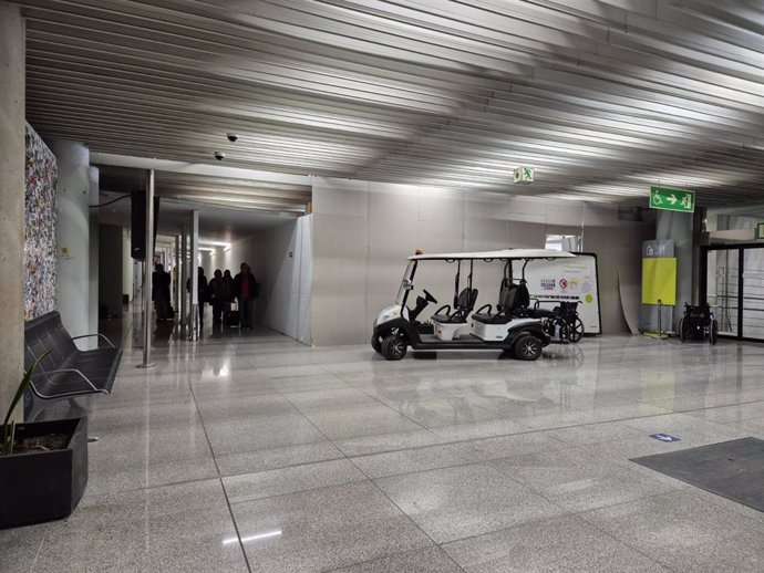 Imágen de una de las estancias del aeropuerto de Palma.