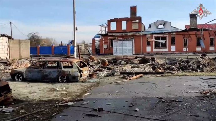 Imagen de la ciudad de Sudzha, en la provincia rusa de Kursk. 