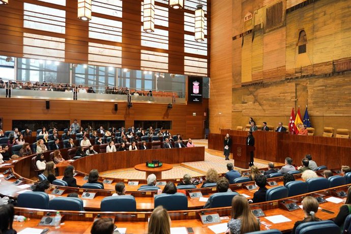 Archivo - Asamblea de Madrid, el 25 de febrero de 2025. 