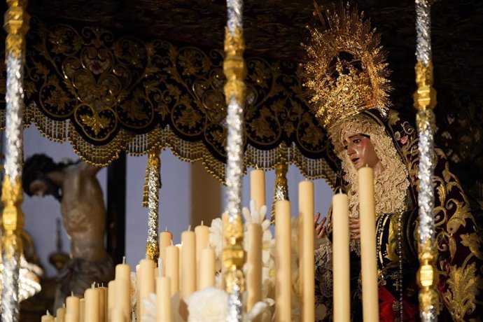 Archivo - El Cristo de la Salud y la Virgen del Refugio de la Hermandad de San Bernardo. 