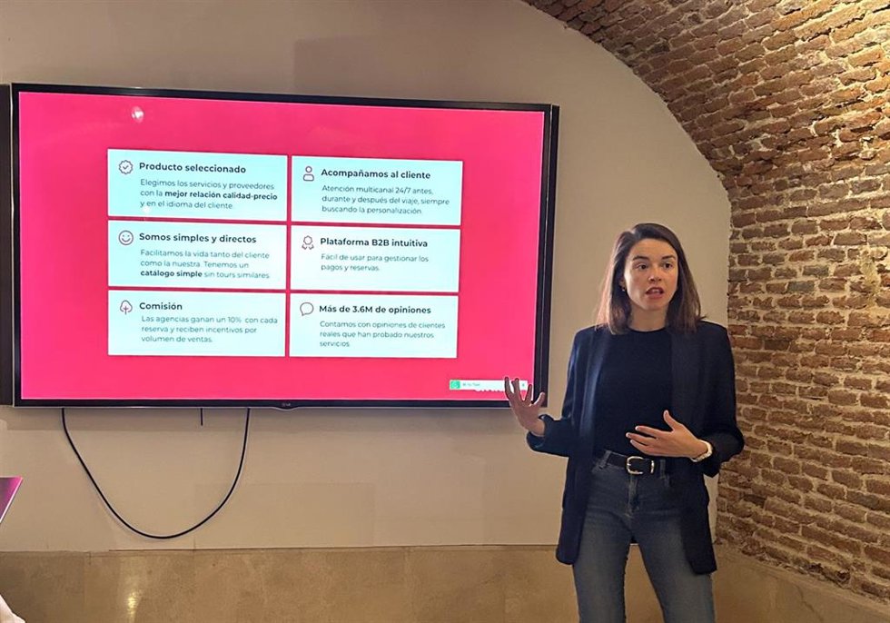 La directora de Ventas B2B de Civitatis, Verónica de Íscar.
