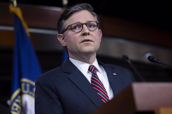 Mike Johnson, presidente de la Cámara de Representantes de Estados Unidos