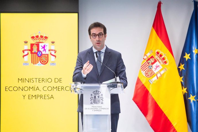 El ministro de Economía, Comercio y Empresa, Carlos Cuerpo.