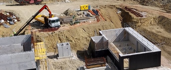Obras de Acuaes en San Roque.