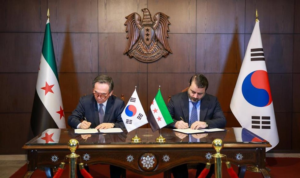 Los ministros de Exteriores de Siria y Corea del Sur firman una declaración para el establecimiento de relaciones diplomáticas